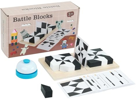 Block Puzzles für Kinder - Holz Spiel | Denkspiel Für Kinder | Für Zuhause Reisen Party Klassenzimmer Autofahrt Mädchen Familienabende Sommerlager Gruppenaktivität Geburtstag