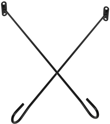 BESPORTBLE 2pcs Metal Horizontal Mailbox Flag Pole Bracket Mounts with Post Mount Garden Flag Holder for Outdoor Mailbox Accessories and Fence Mounting