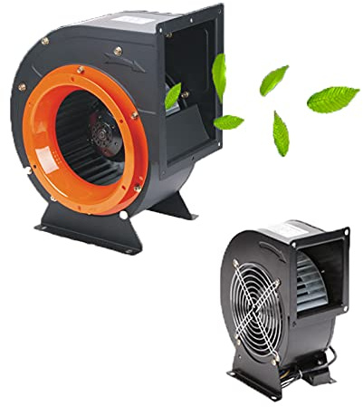 Schahba Radialventilator 130 mm - leistungsstarkes Radialgebläse mit 700 m³/h Luftstrom, 140 W Leistung, 220V, Absauggebläse für Lüftung & Werkstatt (150 mm/900 m³/h)