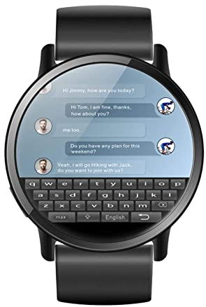 QESTO VUN Sporte 4G Smart Watch Android 7.1 con GPS Sim Card WIFI 2.03 Pollice Schermo 8MP Fotocamera Frequenza Cardiaca Smartwatch per Uomini Donne