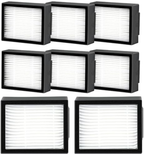 YWKJDDM Ersatzteile für iRobot Roomba i7 E5 E6, 8 Stück Ersatz Zubehör für iRobot Roomba, Filter Set kompatibel mit iRobot Roomba i6 i3 i4 i8 i8 Plus e5154 i3152 i7156 J7 7150