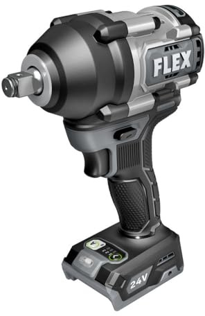 FLEX FX1451-Z - Llave de impacto sin escobillas de 24 V (1/2 pulgadas, 750 Ft-Lbs, solo herramienta, batería y cargador no incluidos)