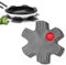 Coolinato - Pfannenschoner aus Silikon 3er Set 35 cm Grau - Universeller Topfuntersetzer, Pfannenschutz & Stapelschutz - Untersetzer und Hitzeschutz für Pfannen und Töpfe spülmaschinenfest & BPA-frei