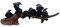 Nemesis Now Purrfect Broomstick Witches Familiar Black Cats and Broomstick Figurine,27.5cm