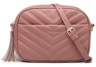 Miss Lulu Klein Handy Umhängetasche,Damen Kleine Umhängetasche,PU Leder Crossbody Schultertasche Reisepass Handytasche mit Kartenschlitz Verstellbar Abnehmbar Schultergurt