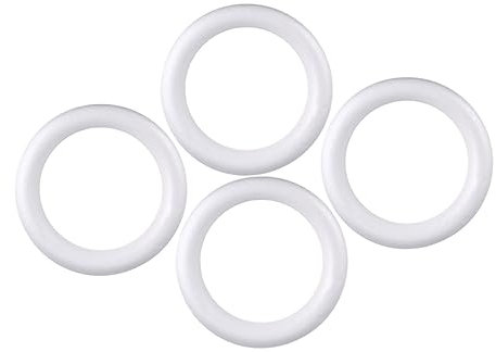 VILLFUL 4 stücke Polystyrol Kranz Formen 300mm Handwerk Kranz Dekorationen für Party