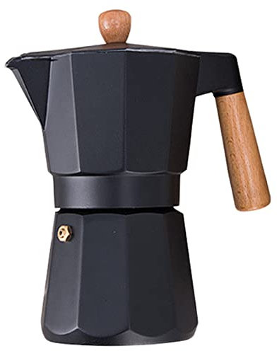OQHAIR Fornello Macchina per caffè Espresso Caffettiera Italiana Moka Lega di Alluminio Adatto per Piani Cottura a induzione Forno Elettrico Forno in Ceramica Forno ad Alcool e fornello a