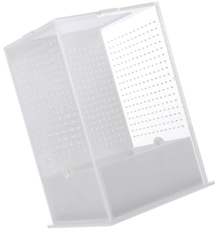 Parliky -reptilienzuchtbox Mit Atemloch Transparente Fütterungsbox Für Kleine Haustiere Eidechsenbox Für Zuhause