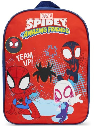 Get Trend Marvel Spidey Mochila Infantil Bolsa Niña Niño 3+ Años Mochilas de Viaje Escolares Deportivas Preescolar Primaria Regalos Niños (Rojo Spidey)