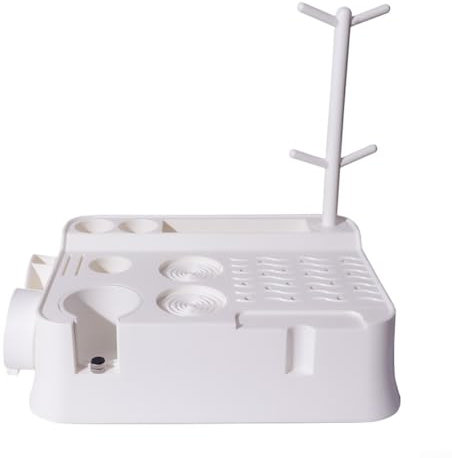 Organizza in modo efficiente i tuoi accessori da caffè con questo portautensili per espresso (bianco)