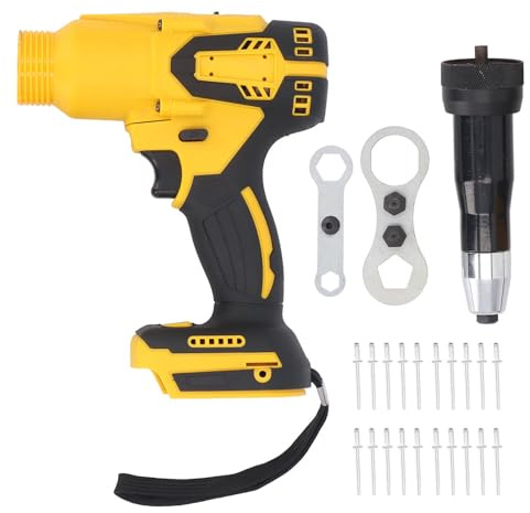 Pistola de Remaches sin escobillas inalámbricas 2 velocidades de Litio Herramienta eléctrica LED LED BL1840 18V BATERÍA
