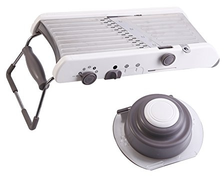 Vegetable Slicer Julienne Cutter Adjustable Multiple Pattern Blades Fast Titanium Alloy Food Chopper Multi-Function Kitchen Utensil for Vegetables and Fruits