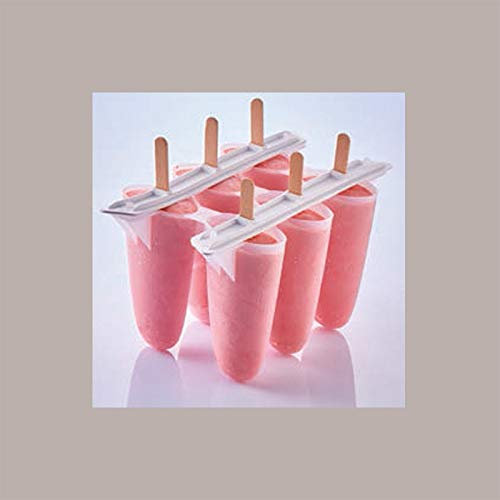 Lucgel Stampi per Ghiacciolo Gelato su Stecco Riutilizzabile Recouvert - 4x6 pezzi -