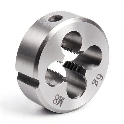 ATOPLEE 1 x M8 metrisches Rechtsgewinde-Schneideisen, M8 x 1,25 mm
