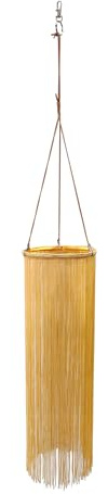 EONBES Quasten-Windsack für Außen- und Innendekorationen, 95 cm (Gold)