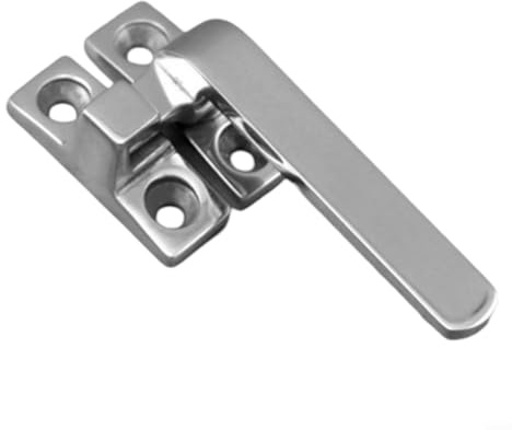 Door Lock Lever Latch,Door Lock Lever,Stainless Steel Handle Lock for Casement Window Shutter Button Buckle Handle Lockable Window Handle Resistant Balcony Door Handle(100 mm)