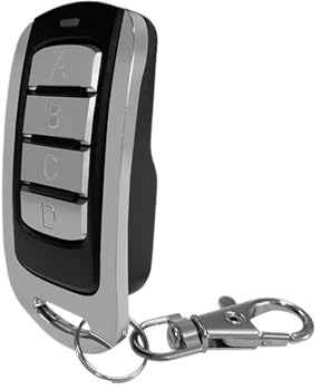 Telecomando per porta da garage, Comando Garage Remote Universal Multifrequenza Da 280 A 868 MHz Rolling Code Door per cancello elettrico, serranda, porta da garage(ABCD-Button)