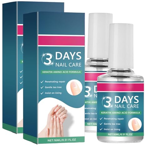 3 dagars nagelvård, nagelvårdsolja, nagelhärdare för daglig stärkande näring, icke-allergisk och snabb absorption nagelolja nagelolja, närande nagel- och nagelbandsolja (2, 16 ml)