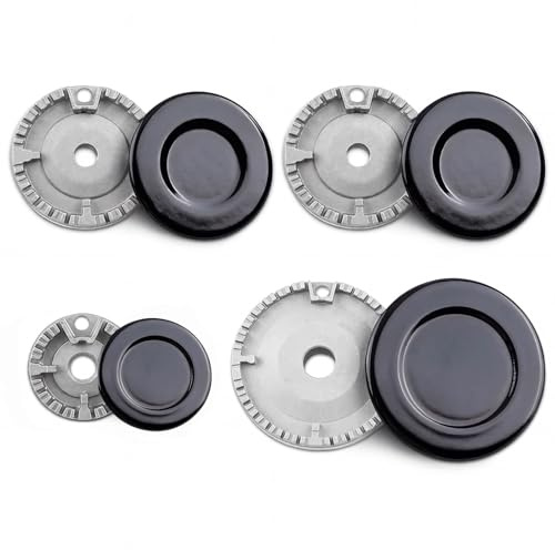 Gas Stove Burner Cap for SABAF, Gas Hob Burner Crowns and Caps, 8 Pcs