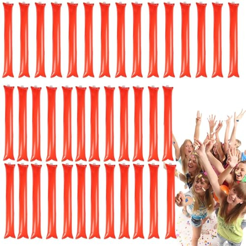 NevPuose Bastone Gonfiabile per Tifo,40 Pezzi Battipanni a Mano | Maracas da Tifo e Rumore | Feste, Matrimoni, Celebrazioni e Grandi Raduni