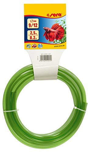 sera 32129 44451 Schlauch grün 2,5 m - Schauch fürs Aquarium - Flexible Schläuche in verschiedenen Durchmessern, Längen und Farben