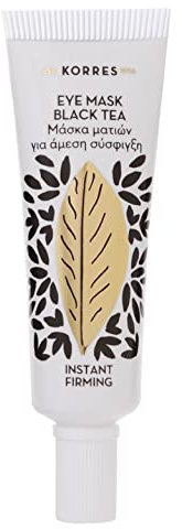 Korres Masque Yeux Anti-Rides/Fermeté, Thé Noir, 8 ml