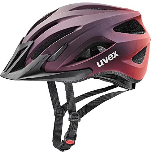 uvex viva 3 - leichter Allround-Helm für Damen und Herren - individuelle Größenanpassung - waschbare Innenausstattung - plum - grapefruit matt - 56-62 cm