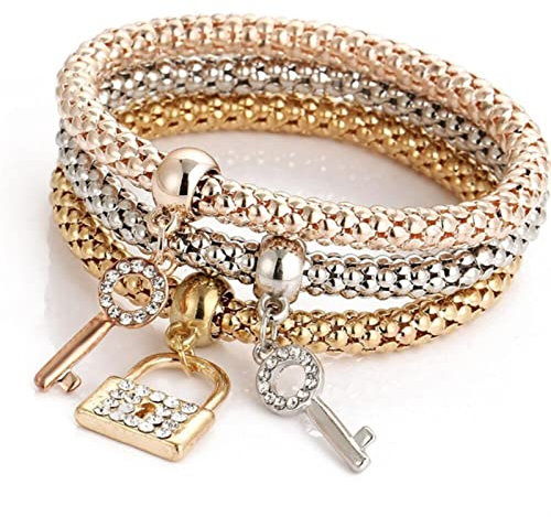 LIULIN Wellen-Armbänder für Damen, Schönes Armband mit Herz aus farbigem Kristall, österreichische Mode