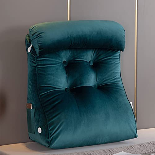 HEATHE Lesekissen Luxus-Lesekissen Rückenkissen Fernsehkissen Keilkissen Dreieckiges TV-Kissen Reißverschluss-Design Für den Pausenraum oder die Arbeit im Bett