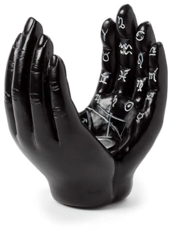Puckator Mantric Tarot Hands Palms Open Incense Cone Burner - Zen Meditation Gifts - Incense Holders For Cones - Spiritual Gifts - Incense Burner - Gifts For Men And Women - Tarot Ashcatcher - Resin