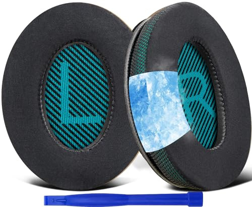SoloWIT® Kühlgel Ersatz Ohrpolster Polster für Bose Kopfhörer, Ersatzpolster für QuietComfort 15 QC15 QC25 QC2 QC35/Ae2 Ae2i Ae2w/SoundTrue & SoundLink Around-Ear