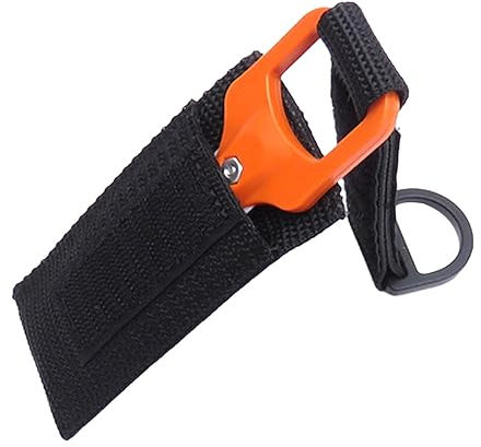 rockible Scuba Cutter Diver Line Cutter Sicherheitsschneidwerkzeug Unterwassermesser Zum Schnorcheln unter Wasser Freitauchen Wassersport Tauchen, Orange