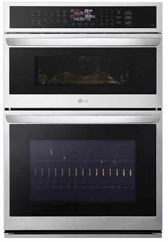 LG WCEP6423F 6.4 cu. ft. Smart Combi Wall Oven with Fan Convection, Air Fry in PrintProof Stainless Steel