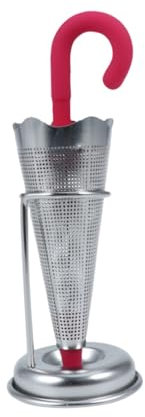 ABOOFAN Stainless Steel 304 Umbrella Tea Infuser Silicone Tea Strainer Reusable Leaf Filter for Home Brewing Kitchen Accessories Random Color