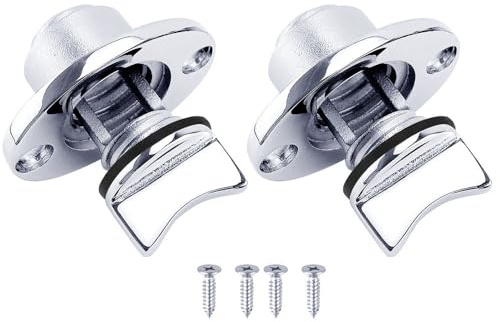 Niciksty Boot Ablassschraube, Bilge Ablassstopfen aus Edelstahl 316 mit Wasserdichtem O-Dichtungsring für für 25mm Loch für Marineboot Rumpf Ersatzteil Edelstahl Ablassstopfen