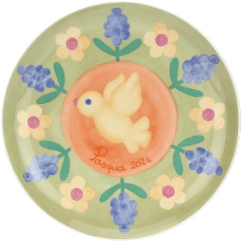Piattino Limited Edition in porcellana Sorprese di Pasqua