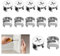 12pcs Furniture Cam Lock Nut - Connecter Fittings for Cabinet Drawer Dresser Wardrobe Panel Connecting (15mm*11mm)