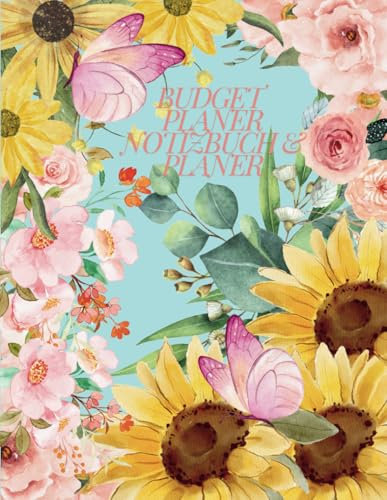 Haushaltsbuch, Budget Planer, Planer,Notizbuch, Sparbuch in German übersichtlich und Umfangreich: Hochzeit Budget Planer,Urlaub Budget Planer, undatierte 12 Monate jeder Monat auf 12 Seiten