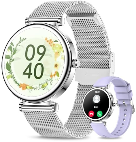 Smart Bracelet for Women Men, Ultralight Fitness Tracker with Heart Rate/Blood Oxygen/Sleep Monitor/Pedometer, Slim Smartwatch for Android iPhone,Activity Tracker, Smart Bracelet with 2 Band Black