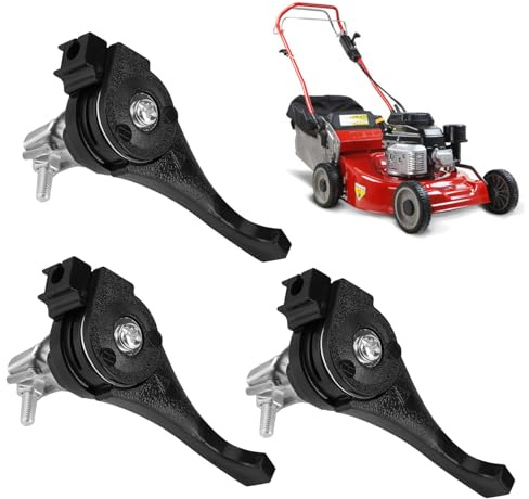 Lawnmower Gashebel, Gashebel Ruettelplatte, Ersatzgriffteile für Rasenmäher, Gashebel für Rasenmäher, Ermöglichen Sie Einen Präzisen Betrieb für Ein Effizienteres Mäherlebnis, 3 Stücke