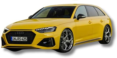 SHOPPAQUI.IT GT SPIRIT AUDI RS 4 25TH ANNIVERSARY 2024 YELLOW 1:18