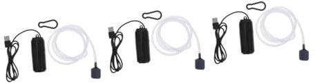 YARNOW 3 Sätze Sauerstoffpumpe Luftpumpe für Aquarien Leise Aquarienluftpumpe Belüfterpumpe USB Aquarium Luftpumpe wasserpumpe Stummschalten des Sauerstoffbelüfters Angelzubehör im Freien