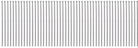 50PCS High Efficiency Tungsten Steel Pneumatic Scaler Needle with Vibrations and Impact Forces for Ship Decks, Marine, Industrial and Automotive Maintenance and Descaling