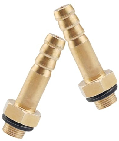 BAZEITFLOW Conectores t De Latón Púas para Mangueras De Gas De 8-10 Mm para Cocina De Gas Accesorios para Válvulas Seguras y Compatibles 2 Piezas