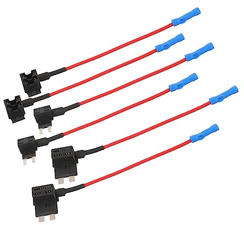 Luxshiny 6 Piezas Portafusibles de Automoción Soporte de Fusible Cobre Fáciles para Coche Camión SUV y Protección de Resistente y Eficaz