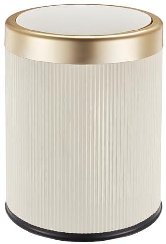 Machify Sensor Waste Bin, Touchless Automatic Trash Can, Odor Sealing, Cream Smart, Silent Open Close, Double Bucket Elegant Design For Kitchen Living Room Bathroom