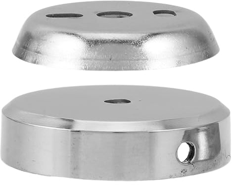 Hemobllo Placa de Herraje de Acero Inoxidable para Toallero de Baño, 2 Piezas Soporte de Montaje Oculto, Fácil de Limpiar y Resistente para Instalación DIY