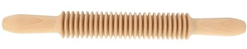 GETAJGHSD Rodillo Cortador de Pasta Diseño Enrejado de Madera de Haya 4 MM, Herramienta Multifunción para Fideos, Adecuado para Uso en Cocina Doméstica