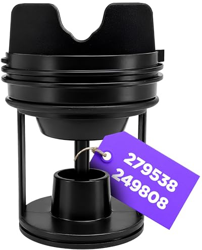 Filtro pelucchi per lavatrice pompa di scarico 79 x Ø 59 mm con codice originale 279538 249808 per Gorenje | 3 anni di garanzia