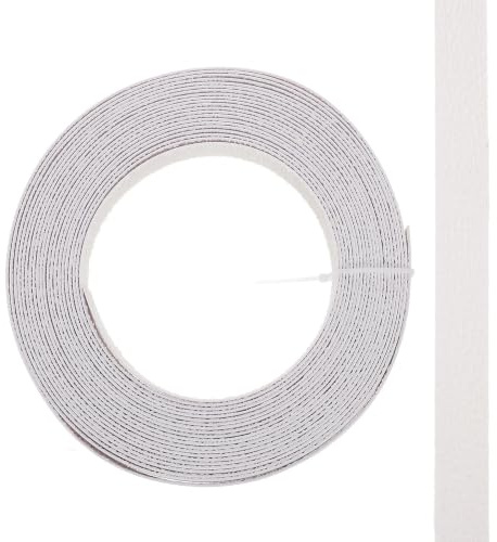 iplusmile 1 Rolle Selbstklebendes Kantenband 10 Meter Pvc Weiß für Mdf und Spanplatten Möbelrestaurierung und Kantenbearbeitung an Schränken und Arbeitsplatten